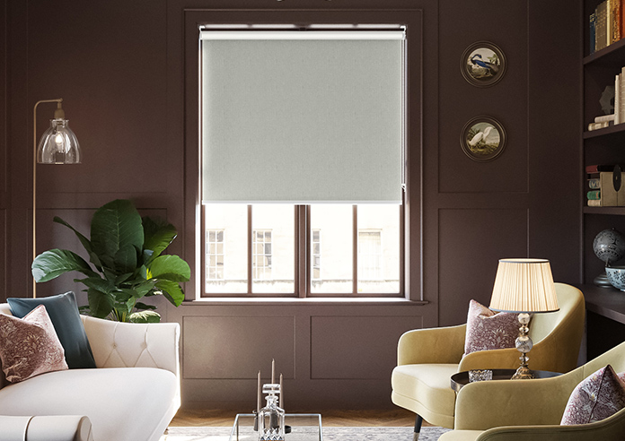 Nairn (Blackout), Angora Grey - Roller Blind - Image 3